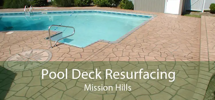 Pool Deck Resurfacing Mission Hills