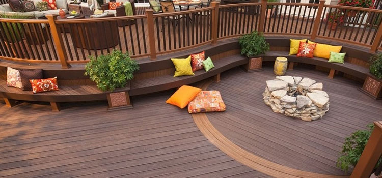 Gray TREX Decking in Mission Hills, CA