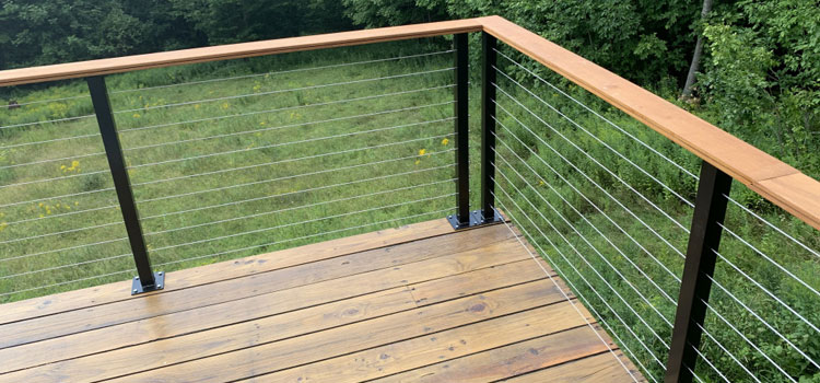 Installing Deck Cable Railing in Mission Hills, CA