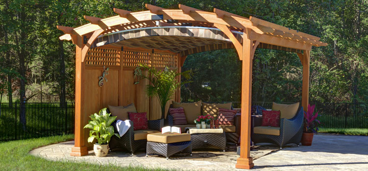 Modern Wood Pergola Installation in Mission Hills, CA